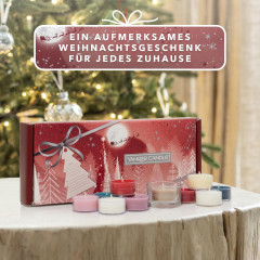 Yankee Candle Bright Lights 10 Tea Lights &amp; Holder Adventskalender 2024 Адвент-календарь, 10 свечей для праздничной атмосферы и настроения