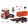 PLAYMOBIL 2er Set: 70771 LKW mit Anhanger + 70774 Containerfertigung Набор из 2 предметов: 70771 Грузовик с прицепом + 70774 Производство контейнеров