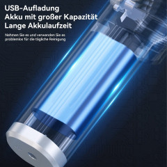 DOPWii DOPWii Akku-Handstaubsauger 6000Pa Handsauger Kabellos Tragbar Staubsauger,Fur Auto Zuhause, beutellos Schwarz Беспроводной ручной пылесос DOPWii, рчной пылесос 6000Pa, беспроводной, портативный пылесос, для автомобиля, дома, без мешка