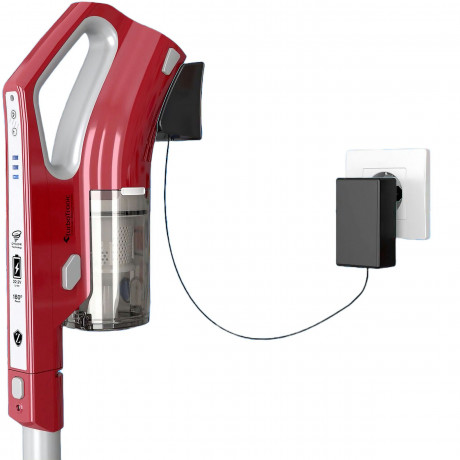 TurboTronic by Z-Line TurboTronic by Z-Line Akku-Hand-und Stielstaubsauger 22.2 V LI-ION Multi-Zyklon Akku Sauger, 180 W, beutellos, Stiel Staubsauger Bodenburste rot Беспроводной ручной и стержневой пылесос TurboTronic by Z-Line Многоциклонный LI-ION бес