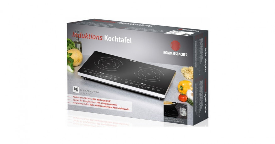 Rommelsbacher Rommelsbacher Doppelkochplatte CT 3410/IN schwarz/silber  schwarz/silber Rommelsbacher двойная конфорка CT 3410/IN черный/серебристый