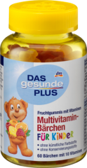 Mivolis Multivitamin Barchen Мультивитамины для детей от 4-х лет, жевательные мишки, 60 шт