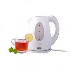 Adler Adler Wasserkocher AD 1207, 1,5 Liter, 2000 Watt, Abschaltautomatik, weiss  Чайник Adler AD 1207, 1,5 литра, 2000 Вт, автоотключение, белый