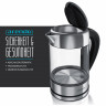 Arendo Arendo Wasserkocher, 1,7 l, 2200 W, Edelstahl mit Glaskorper, Temperaturwahl 40°C 100°C, Aufkochfunktion  Чайник Arendo, 1,7 л, 2200 Вт, нержавеющая сталь, стеклянный корпус, выбор температуры 40°С 100°С, функция кипячения.