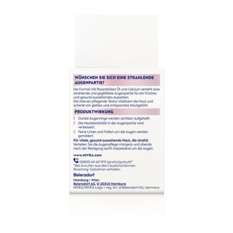 Nivea Vital Strahlender Teint Straffende Augenpflege  Vital Сияющий цвет лица Укрепляющий уход за глазами 20мл