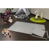 KNORR Toys Spielmatte\/Puzzlematte grau Sterne ca. 178 x 120 cm Коврик для игр/коврик для пазлов серые звезды примерно 178 x 120 см