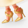 Barbie Signature Holiday Doll 3 mehrfarbig Modell 4 HJX06 Кукла Барби рождественская, со светлыми волосами в золотом платье