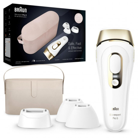 Braun IPL System quot;Silk-expert Pro  IPL PL5347quot; in Weiss und Gold  IPL-система &quot;Silk-expert Pro IPL PL5347&quot; в белом и золотом
