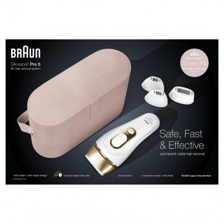Braun IPL System quot;Silk-expert Pro  IPL PL5347quot; in Weiss und Gold  IPL-система &quot;Silk-expert Pro IPL PL5347&quot; в белом и золотом