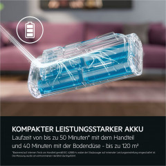 AEG AEG Akku-Handstaubsauger ANIMAL 7000 (AP71AB14UG), beutellos, extrem leicht 2,2 kg, 60 % Recyclingmaterial, bis zu 50 Min. Laufzeit  Беспроводной ручной пылесос AEG ANIMAL 7000 (AP71AB14UG), без мешка, очень легкий, 2,2 кг, на 60 % переработанный мате