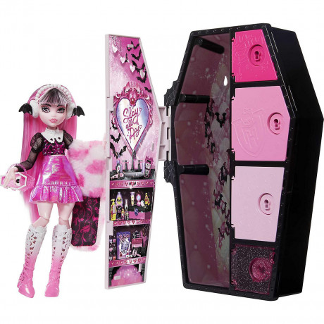 Monster High Verborgene Schatze Draculaura rosa Кукла Монстер Хай Дракулаура в розовом "Последние секреты 2"