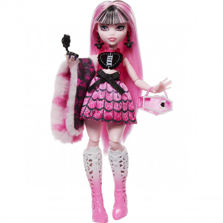 Monster High Verborgene Schatze Draculaura rosa Кукла Монстер Хай Дракулаура в розовом "Последние секреты 2"