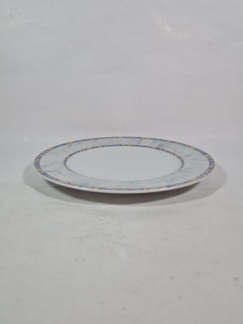 Тарелки сервировочные винтажные Eschenbach, фарфор, 9 шт., 26 см, Германия, 1960-70гг.