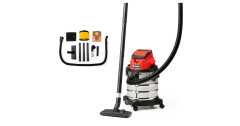 Einhell Einhell Nass-/Trockensauger TC-VC 18/20 Li S-Solo rot/silber, ohne Akku und Ladegerat  rot/silber Пылесос для влажной/сухой уборки Einhell TC-VC 18/20 Li S-Solo красный/серебристый, без аккумулятора и зарядного устройства