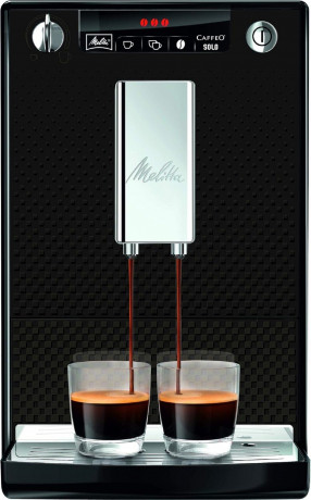 Melitta Melitta Kaffeevollautomat Caffeo Solo Kaffeevollautomat mit Vorbruhfunktion, 15 Bar LED-Display, Kaffeeautomat Cafemaschine Kaffeemaschine mi Mahlwerk Vollautomat Cafe  Полностью автоматическая кофемашина Melitta Caffeo Solo, полностью автоматичес