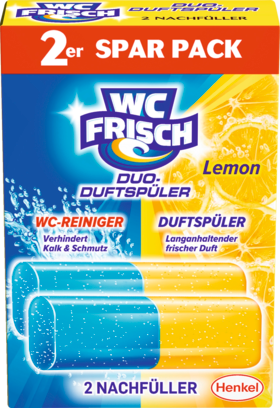 WC-Frisch Duo освежитель воздуха  Lemon Nachfüllpack, 2 шт