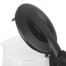 Emerio Emerio Wasserkocher Glas Wasserkocher 1,7L LED Beleuchtung Kabellos Erwarmen Tee Kettle Ku  Чайник Emerio Стеклянный чайник 1,7 л со светодиодной подсветкой Беспроводной чайник с подогревом Ku