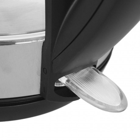 Emerio Emerio Wasserkocher Glas Wasserkocher 1,7L LED Beleuchtung Kabellos Erwarmen Tee Kettle Ku  Чайник Emerio Стеклянный чайник 1,7 л со светодиодной подсветкой Беспроводной чайник с подогревом Ku