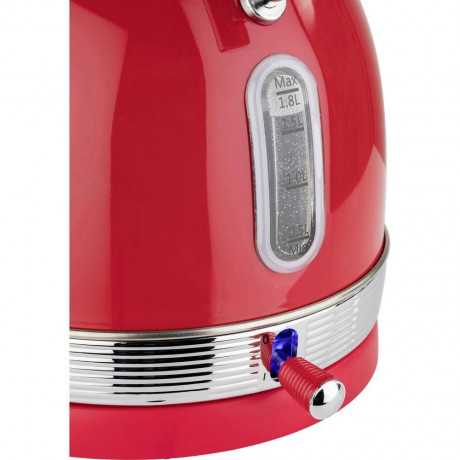KORONA KORONA Wasserkocher Retro Wasserkocher 20667 Rot, 2200 W, Pfeifkessel Style, Vintage Optik, 1,8 l, herausnehmbarer Kalkfilter  Чайник KORONA чайник ретро чайник 20667 красный, 2200 Вт, стиль чайника со свистком, винтажный вид, 1,8 л, съемный фильтр