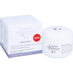 Louis Widmer Remederm Gesichtscreme UV 20 unparfumiert  Ремедерм крем для лица UV 20 без запаха