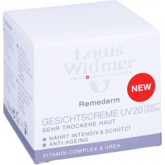 Louis Widmer Remederm Gesichtscreme UV 20 unparfumiert  Ремедерм крем для лица UV 20 без запаха