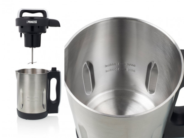 Setpoint Setpoint Multikocher, 1000 W, 1,6L Digitaler Thermo Suppen-Kocher Mixer Smoothiemaker  Salzstreuer  Мультиварка Setpoint, 1000 Вт, цифровая термоварка объемом 1,6 л, миксер, смузи, солонка