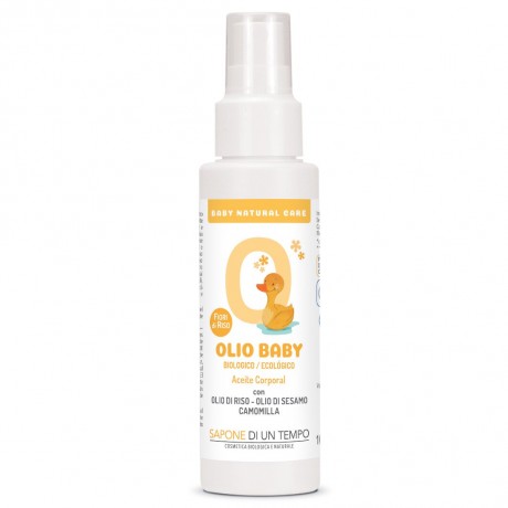SAPONE DI UN TEMPO Baby Korperol Reisbluten Reis, Kamille, Sesamol  Детское масло для тела рисовая кровь рис, ромашка, кунжут