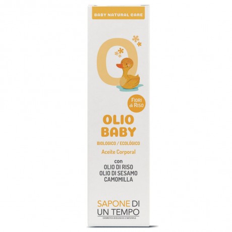 SAPONE DI UN TEMPO Baby Korperol Reisbluten Reis, Kamille, Sesamol  Детское масло для тела рисовая кровь рис, ромашка, кунжут