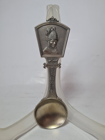 Alte Meister Винтажная ложка "Человек в шлеме", 16,5 см, Германия, 1950-60гг.