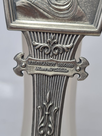 Alte Meister Винтажная ложка "Человек в шлеме", 16,5 см, Германия, 1950-60гг.