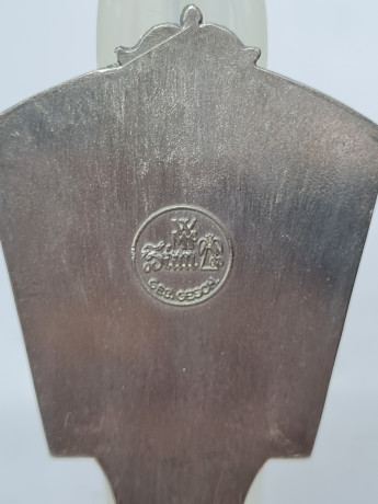 Alte Meister Винтажная ложка "Человек в шлеме", 16,5 см, Германия, 1950-60гг.