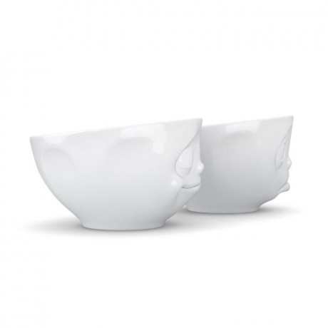 Fiftyeight Products TV Tassen Schalchen Set 2-tlg. - glucklich & och bitte 0,20 L Набор подставок для телевизора 2 шт. - Happy &amp; Please 0,20 л