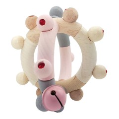 HESS Babyspielzeug Motorikrassel Kugel rosa Детская игрушка-погремушка розовая