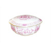 Meissen Meissen  'Neuer Ausschnitt - Indische Malerei 2 mit Kante purpur Goldpunkte mit Goldrand' Dose 10x8x4 cm Meissen &quot;New Section - Индийская живопись 2 с краем пурпурно-золотыми точками с золотым ободком&quot; шкатулка 10x8x4 см