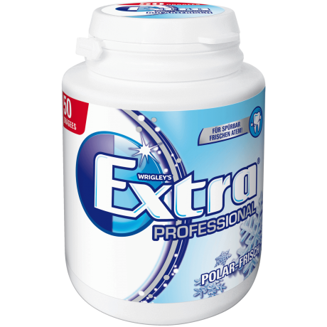 Wrigley&#x27;s Extra Professional Polarfrisch Жевательная резинка с мятным вкусом 50 шт.
