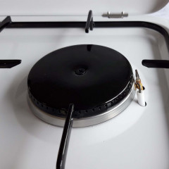 BlueCraft BlueCraft Gaskocher, (Gas-Kochfeld 2 flammen Propangas, Gasherd 50 mbar), Campingkocher 2-flammig, mit Zundsicherung und elektrischer Zundung  Газовая плита BlueCraft (газовая плита, 2 конфорки, пропан, газовая плита 50 мбар), походная плита, 2 