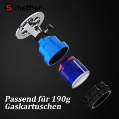 Scheffler Scheffler Gaskocher Campingkocher, Kartuschenkocher, Butangasbrenner 1-flammig, fur Camping, Picknic oder Wanderungen  Газовая плита Scheffler, походная плита, картриджная плита, газовая горелка на бутане, 1 пламя, для кемпинга, пикников или пох