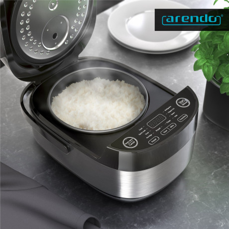 Arendo Arendo Reiskocher, 800 W, Multikocher, Dampfgarer, 3D Heizsystem, 8 Programme, Warmhaltefunktion Рисоварка Arendo, 800 Вт, мультиварка, пароварка, система подогрева 3D, 8 программ, функция поддржания тепла