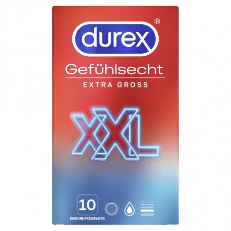 Durex Durex Gefuhlsecht extra gross Kondome  Durex Feeling очень большие презервативы
