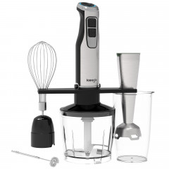 iceagle iceagle Stabmixer 4-in-1 1000 W 6-stufiger Immersions-Mehrzweck-Handmixer, 1000,00 W, Schneebesen Milchaufschaumer Zerkleinerer Mashers, 304-Edelstahl  Ручной блендер Iceagle 4-в-1, 1000 Вт, 6-ступенчатый погружной многоцелевой ручной миксер, 1000