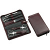 Hans Kniebes Manicure-Etui, Nappa-Vollrindleder  Маникюрный футляр, зернистая кожа наппа