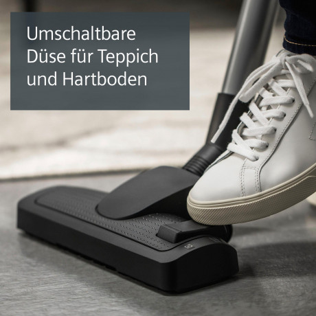 SIEMENS SIEMENS Bodenstaubsauger VS06A111, 600 W, mit Beutel, Hygienefilter, inkl. Fugenduse und Polsterduse, blau  Пылесос SIEMENS VS06A111, 600 Вт, с мешком, гигиеническим фильтром, включая насадку для швов и насадку для обивки, синий