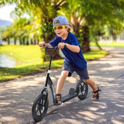 HOMCOM Kinderroller Anti-Rutsch Trittflache Противоскользящий протектор детского самоката