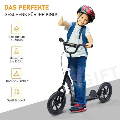 HOMCOM Kinderroller Anti-Rutsch Trittflache Противоскользящий протектор детского самоката