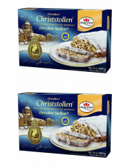 Dr. Quendt Dresdner Christstollen 2st Немецкий Рождественский Штоллен,  2 штуки х 1000g  