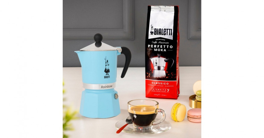 Bialetti Bialetti Rainbow, Espressomaschine hellblau, 3 Tassen  hellblau Bialetti Rainbow, кофемашина для эспрессо, голубой, 3 чашки