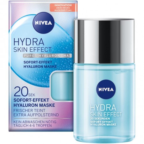 Nivea Hydra Skin Effect 20 Sek Sofort Effekt Hyaluron Maske Hydra Skin Effect 20-секундная гиалуроновая маска мгновенного действия