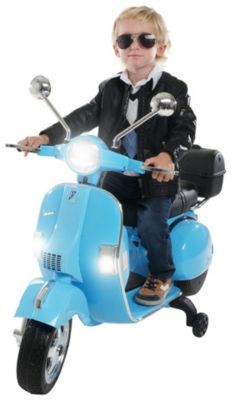 Actionbikes Motors Kinder Elektroroller Vespa PX150 Lizenziert Детский электрический самокат Vespa PX150 лицензированный
