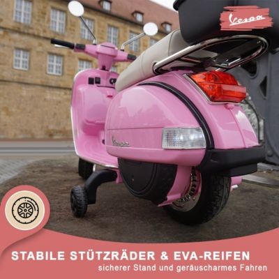 Actionbikes Motors Kinder Elektroroller Vespa PX150 Lizenziert Детский электрический самокат Vespa PX150 лицензированный