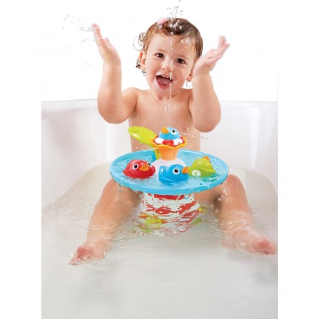 Yookidoo Badewannenspiel Entenrennen Утиная гонка в ванне